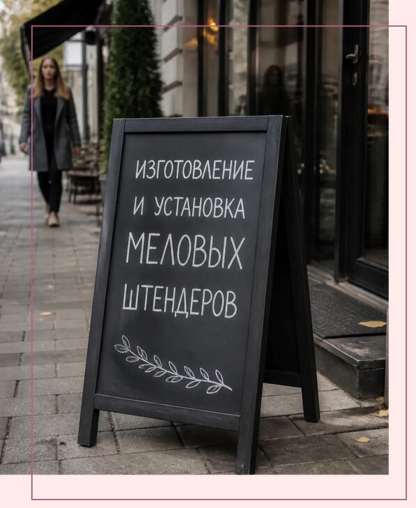 Меловые штендеры в Шуе по цене от 6682 р. | Аванза-Шуя